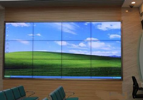 江北区液晶拼接屏的另类用法。